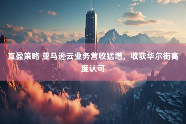 互盈策略 亚马逊云业务营收猛增，收获华尔街高度认可
